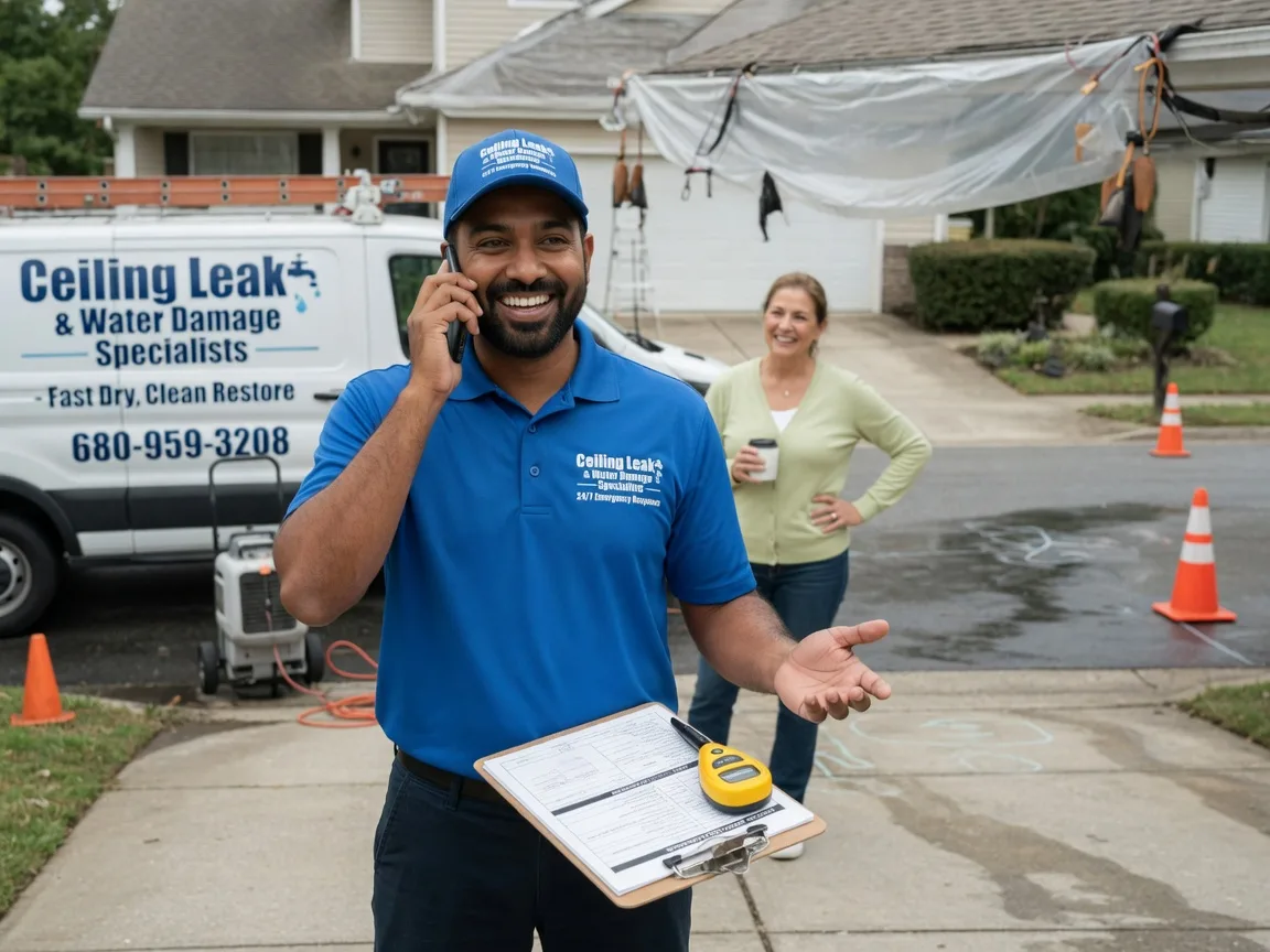 Ceiling Leak Cleanup Salem, CT FAQs